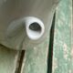Cafetière en porcelaine blanche