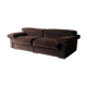 Sofa "Erasmo" by Tobia Scarpa for B&B Italia, Brown Ribbed Velvet, 1970's