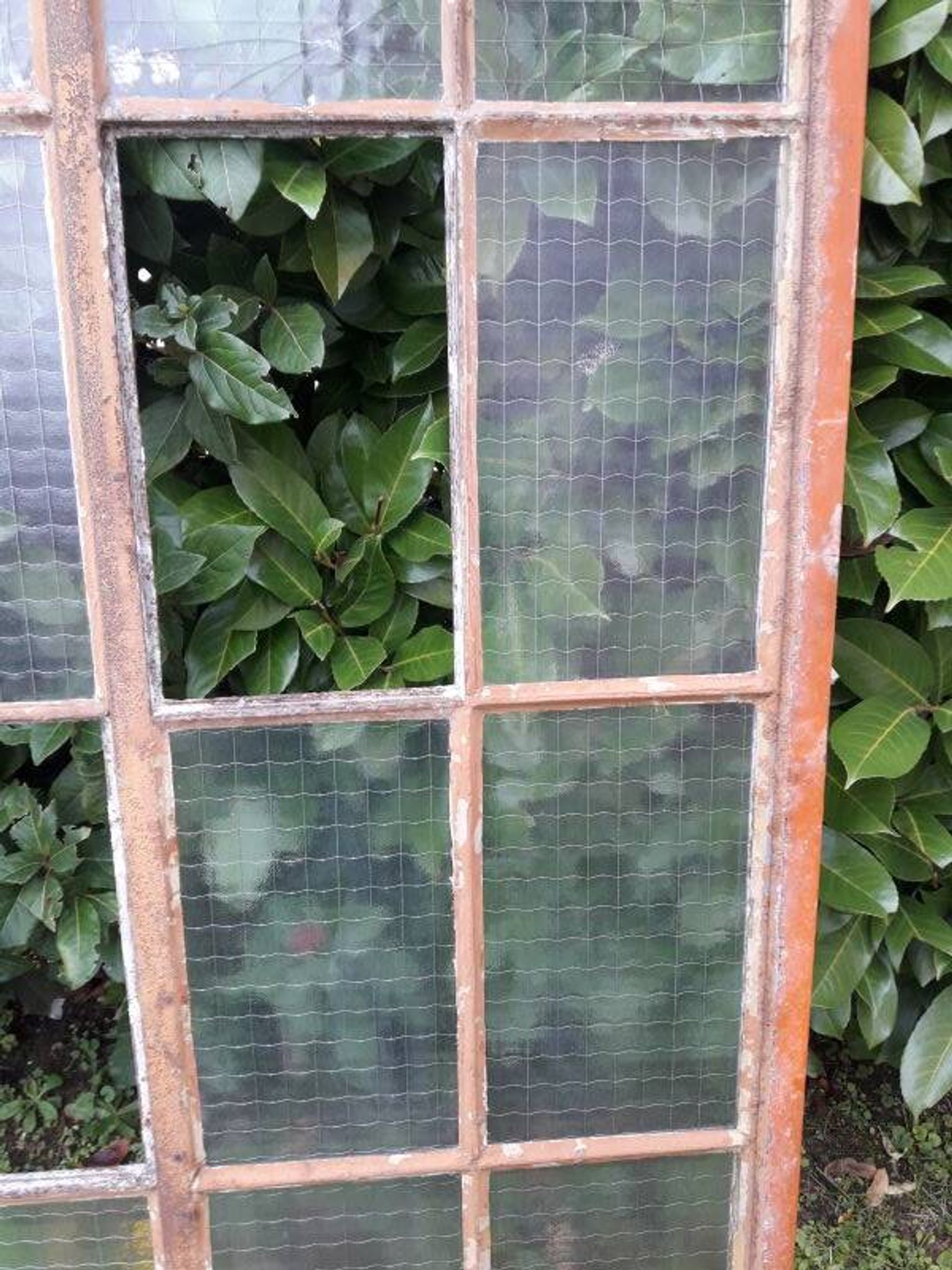 Window L107xH174 industrial curved metal glass roof frame reinforced glass