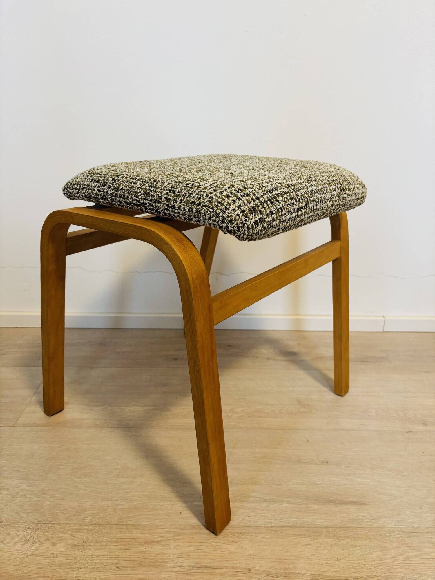 Vintage Ottoman by Ludvik Volak, Czechoslovakia 1960’s
