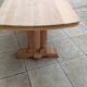 Grande table ancienne ferme monastère sablé vintage chêne massif