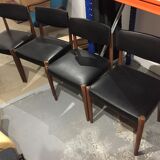 Set of 4 chairs Scandinavian teak