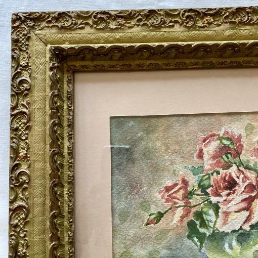 Watercolor bouquet of roses