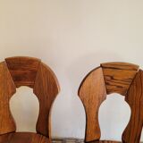 Pair of brutalist chairs