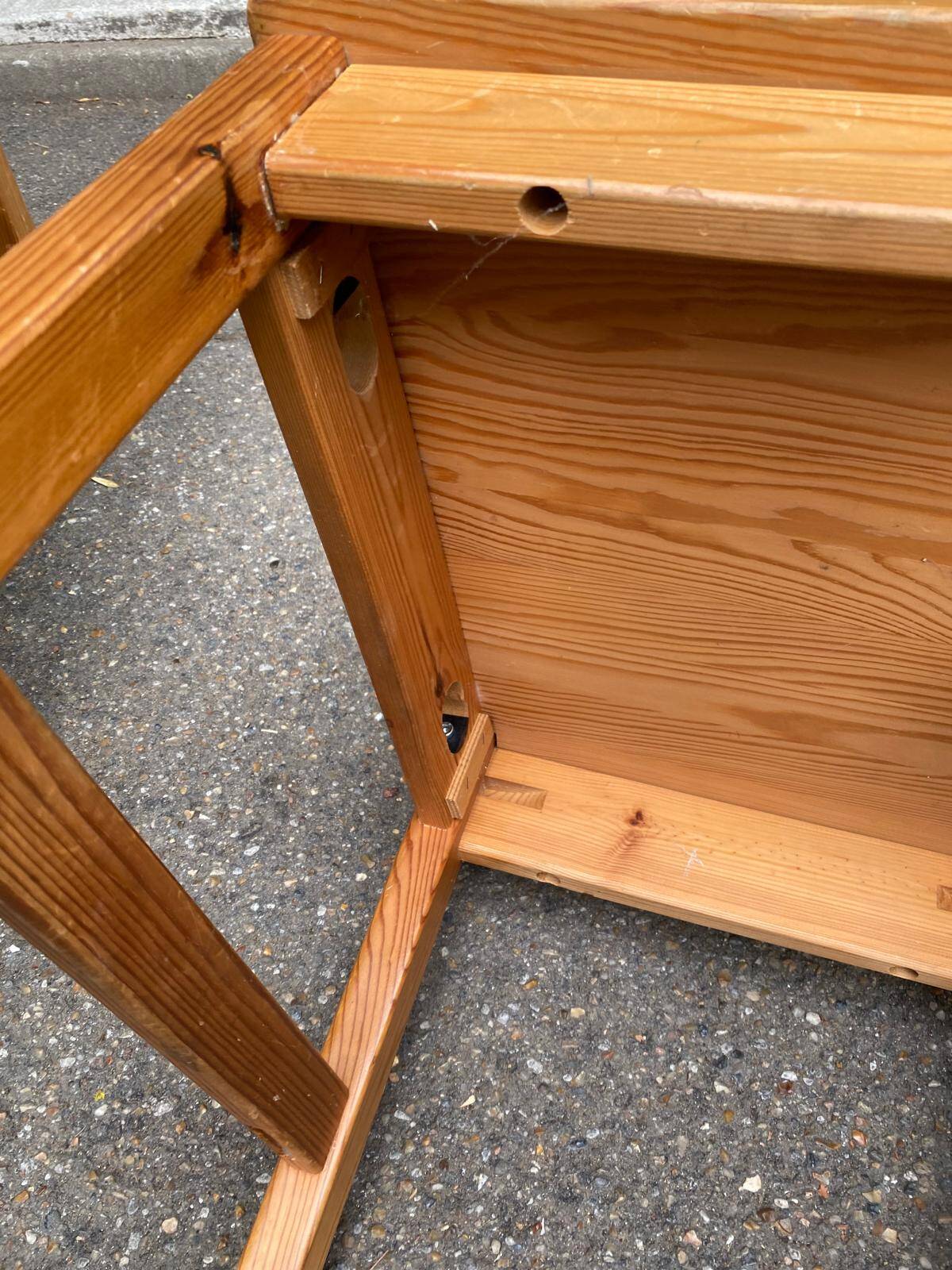 6 chaises à manger scandinaves en bois massif