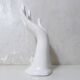 Vase, baguier main vintage en céramique blanche