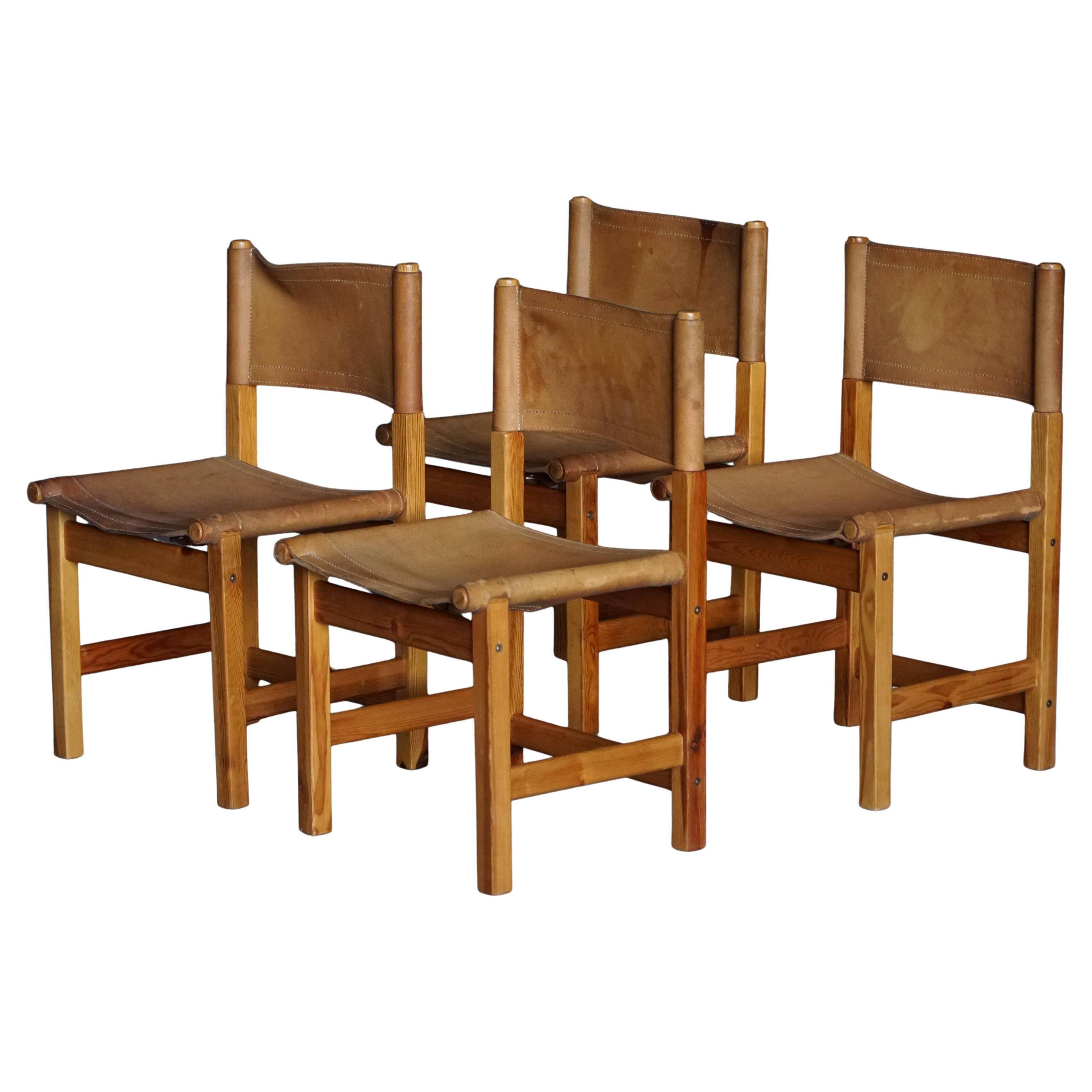 20th century, set of 4 "Kotka" dining chairs by Tomas Jelinek for IKEA, 1980s