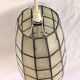 62cm spindle light fixture mother-of-pearl and brass from the 70s