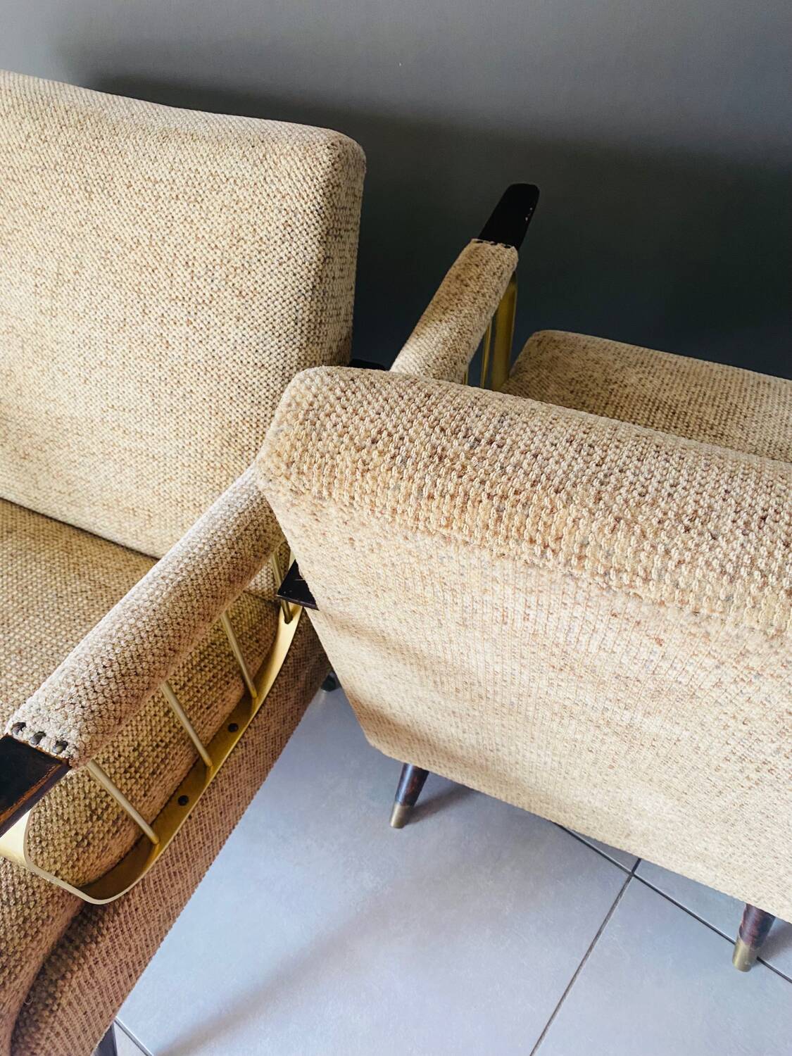 Pair of vintage armchairs