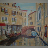 Oil on canvas by Patrice Skrabal: Venice