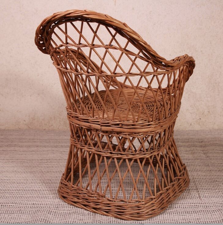 Wicker child armchair