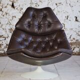 F588 armchair in leather by Geoffrey Harcourt for Artifort, 1960