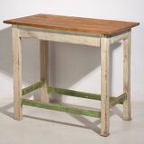 Antique white kitchen table (c.1920) #10