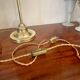 Flexible brass shell lamp