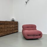 Armchair Soriana Afra and Tobia Scarpa 60s Cassina