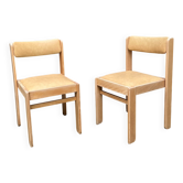 2 chaises dans le goût regain 1960's