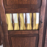 Wardrobe half wardrobe and old oak shelves