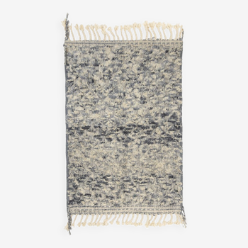 Carpet berbere beni urain speckled gray 155 x 103 cm