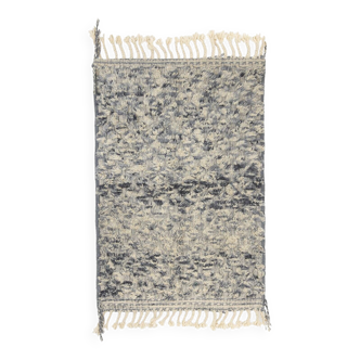 Carpet berbere beni urain speckled gray 155 x 103 cm