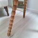 Table basse / bout de canapé / Table d'appoint tripode plateau octogone