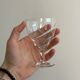 8 verres à vin blanc en cristal ciselé