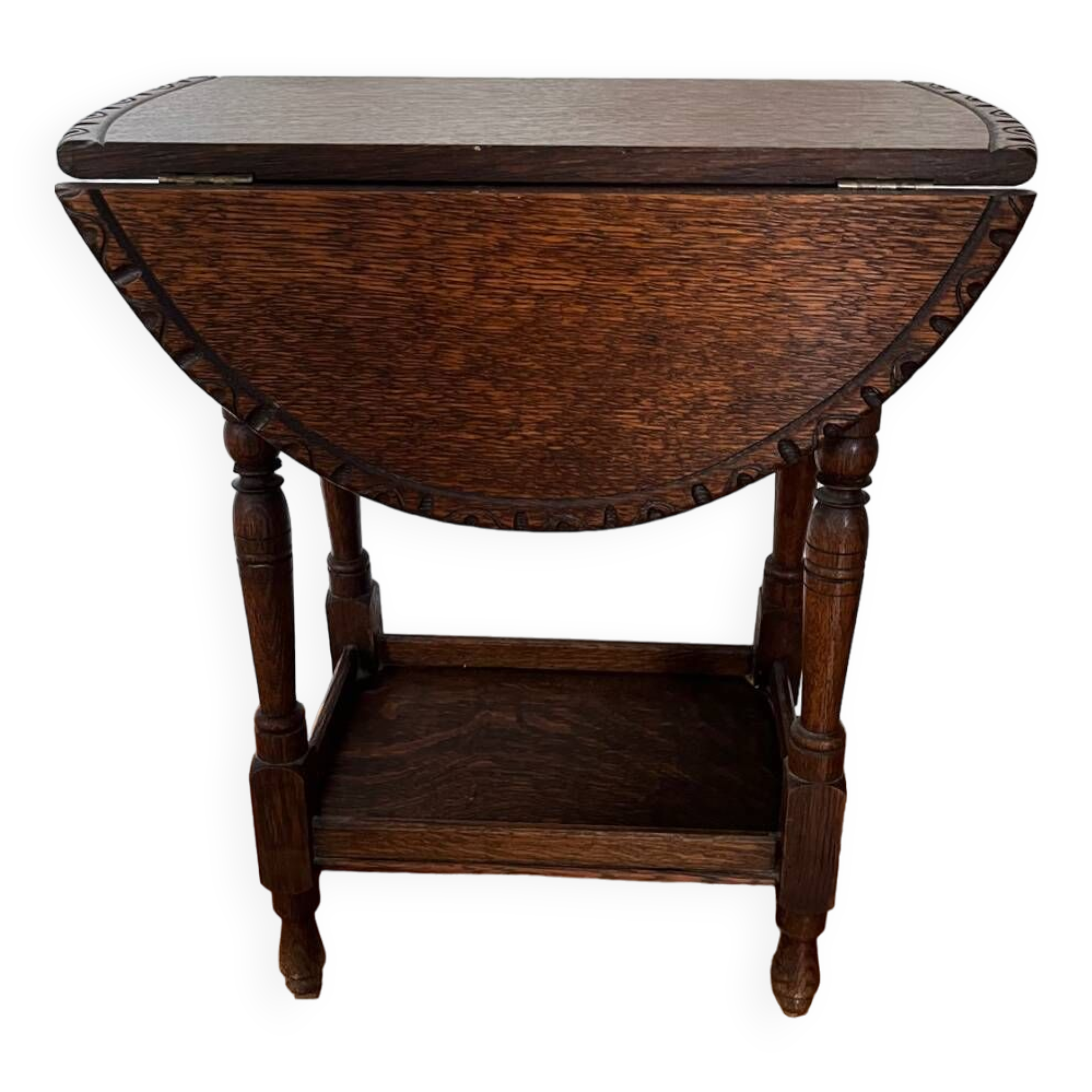 Small side coffee table with flaps