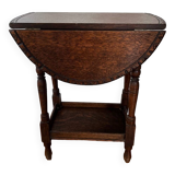 Small side coffee table with flaps