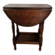Small side coffee table with flaps