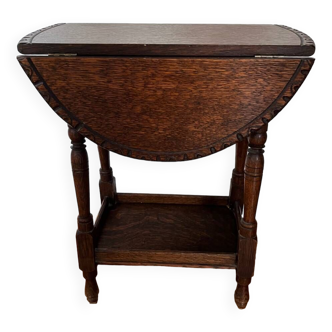 Small side coffee table with flaps