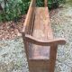 Bench chest paneled in chestnut region Brittany ( Plouay dept. 56 )