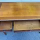 Roche Bobois desk in solid cherry wood in Louis XVI style with pull-outs.