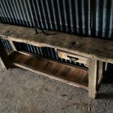Old carpenter's workbench restored