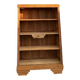 Large antique bookcase in raw solid oak