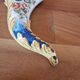 Wall-mounted bouquet holder in Nevers faience - By Amand Hiver