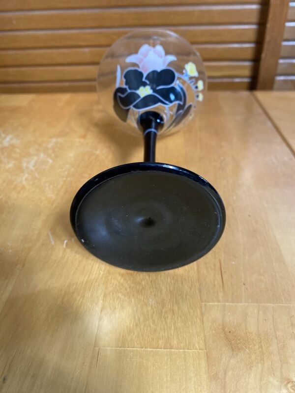 Série 8 coupes champagne luminarc domino anaïs verre moulé vintage #e