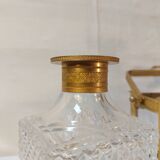 Whiskey cellar called "Tantalus" - Servant of 2 cut crystal carafes