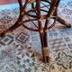 Table vintage en rotin