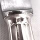 Ercuis Artois, 24 knives, 12 dinner + 12 dessert, cheese in silver-plated metal.