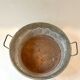 Vintage zinc basin