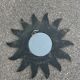 large sun mirror 80cm