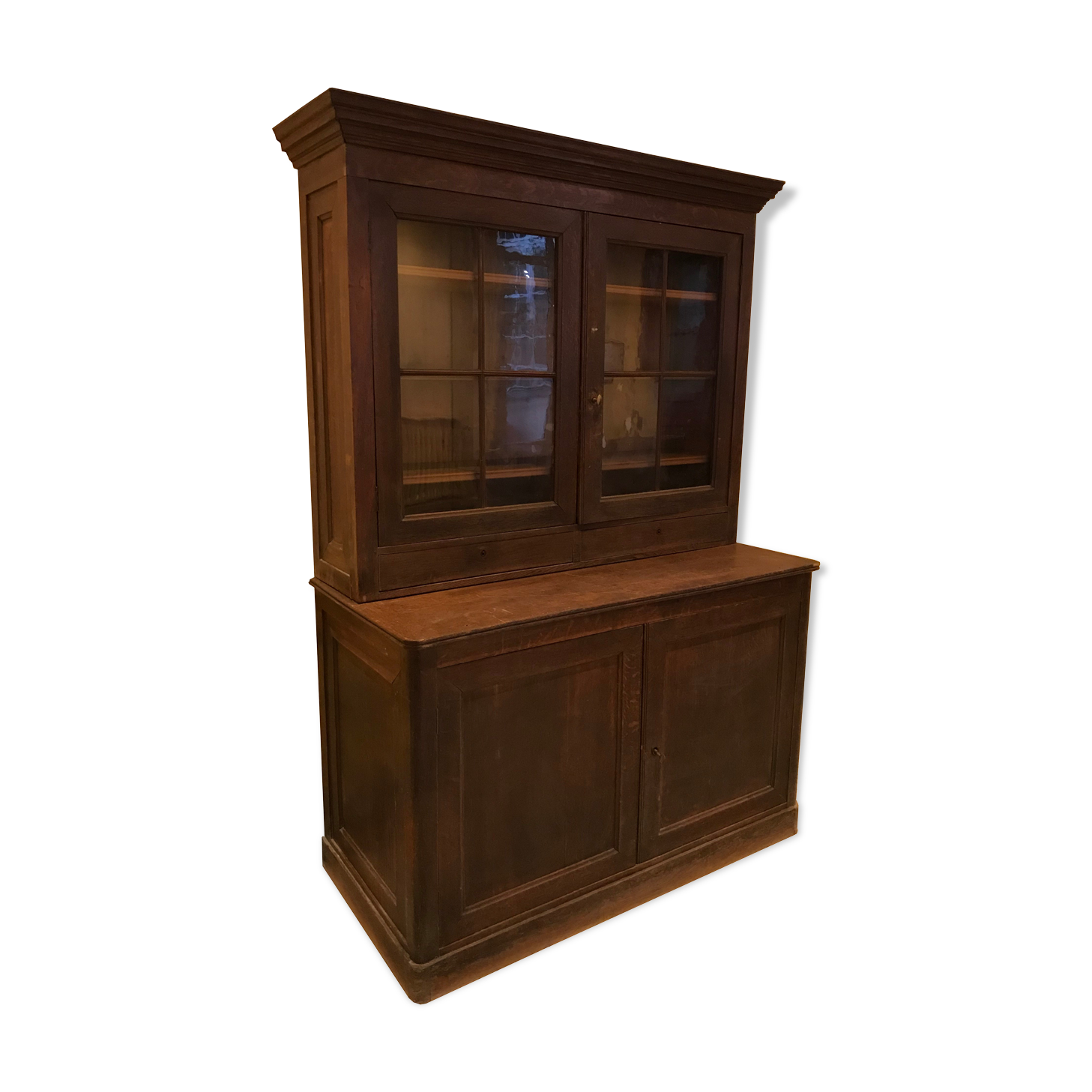 Oak croat with glass