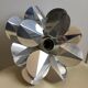Applique fleur aluminium 1970