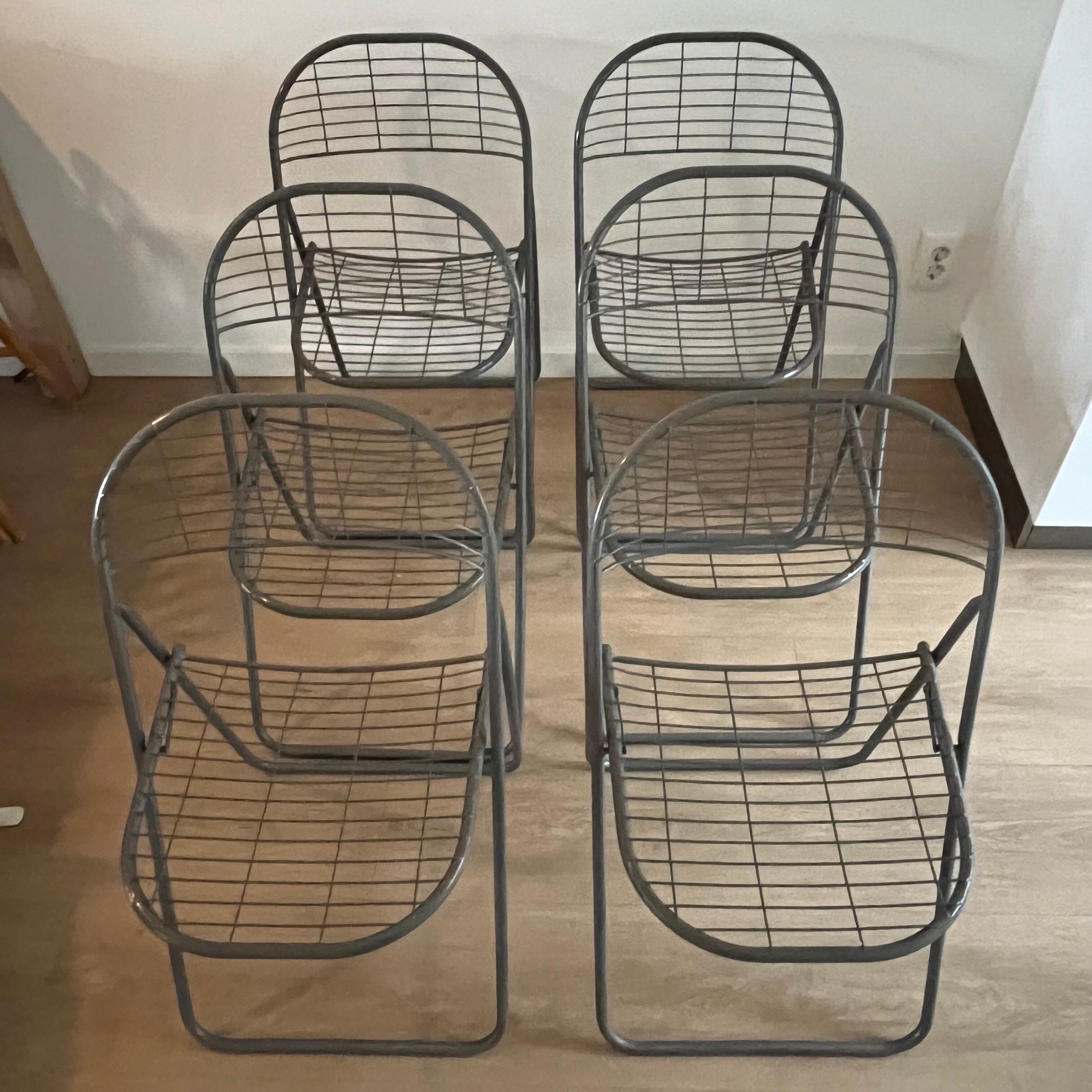 Lot de 6 chaises pliantes Kino by Niels Gammelgard