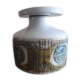 Ceramic box/pot, design Kai Kristiansen for Royal Copenhagen, Denmark, circa 1960