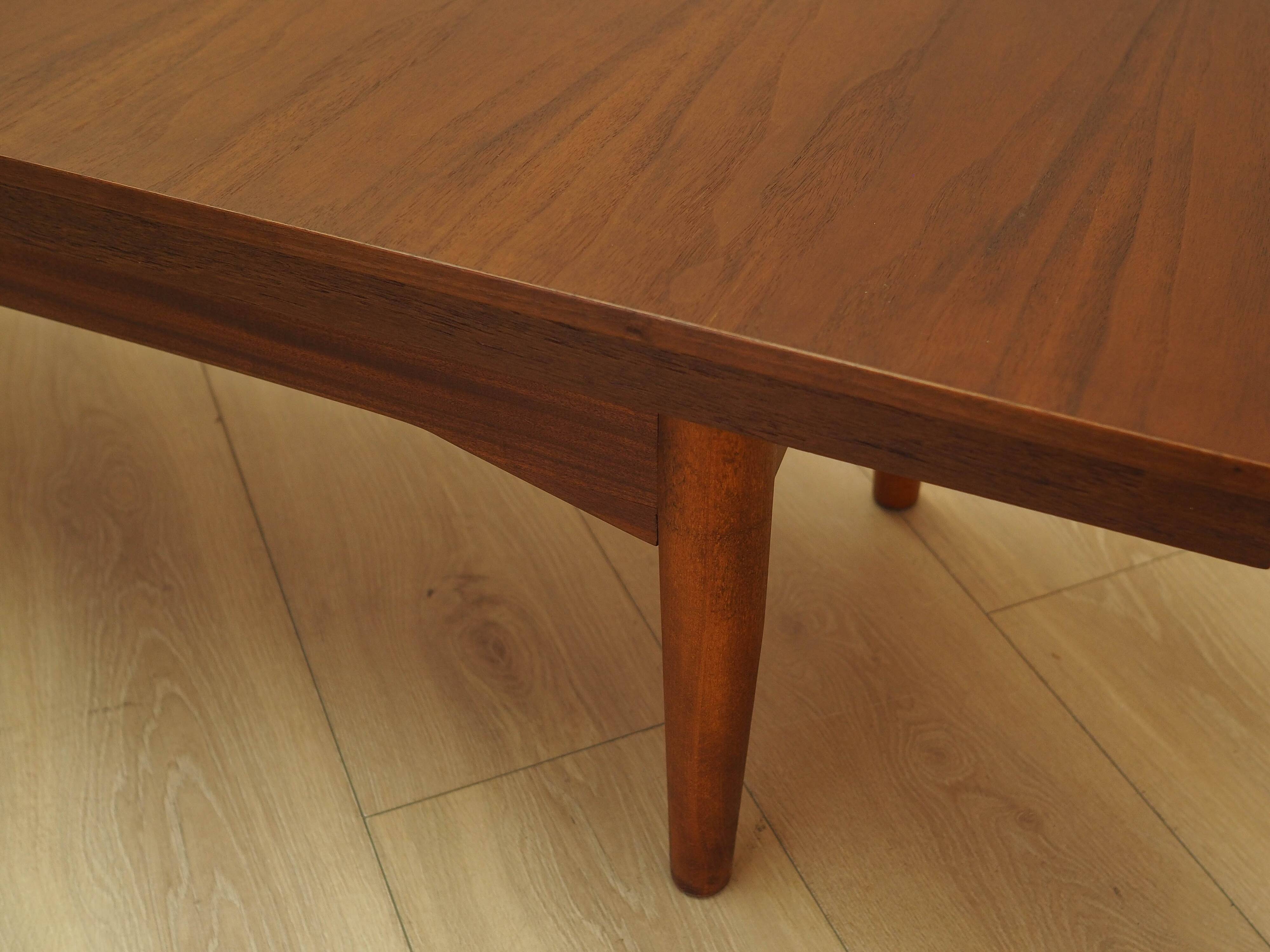 Teak lowboard, Danish design, 1970s, made in Denmark
