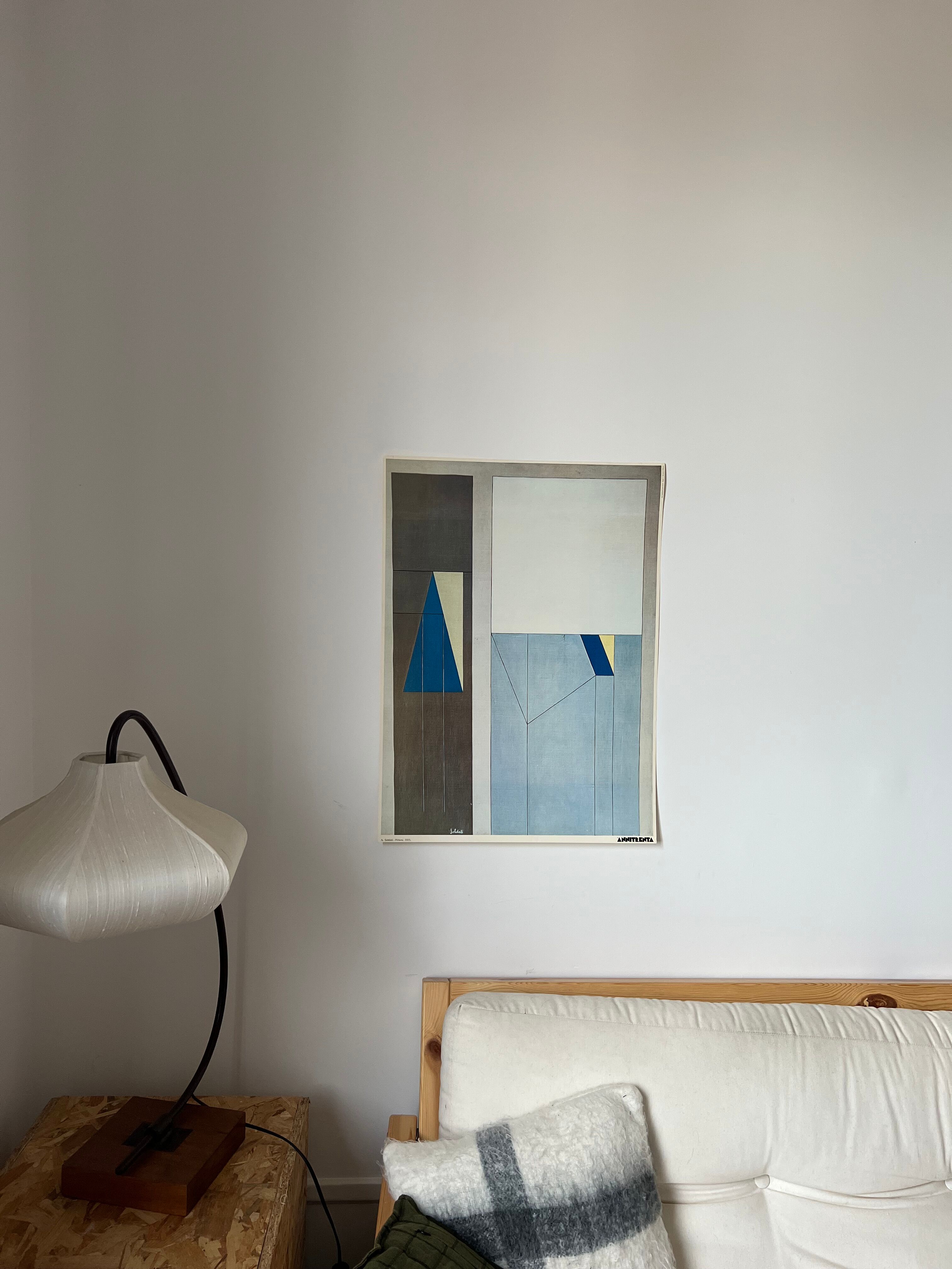 Vintage abstract art poster