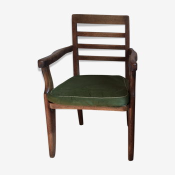 Paire de fauteuils en chêne Guillerme et Chambron pour Votre Maison