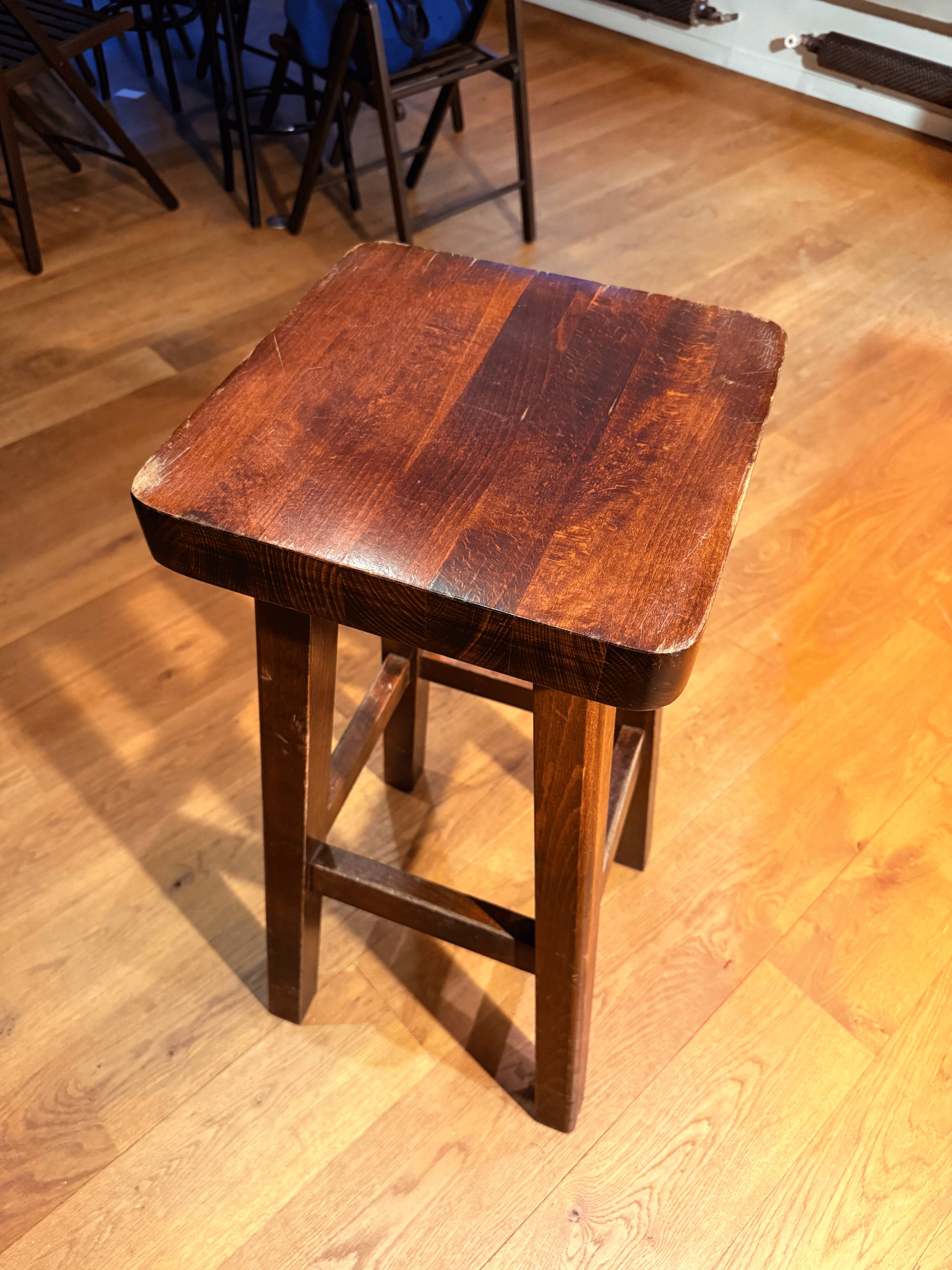 Mid-Century Brutalist Bar Stools, 1960s, Set of 8