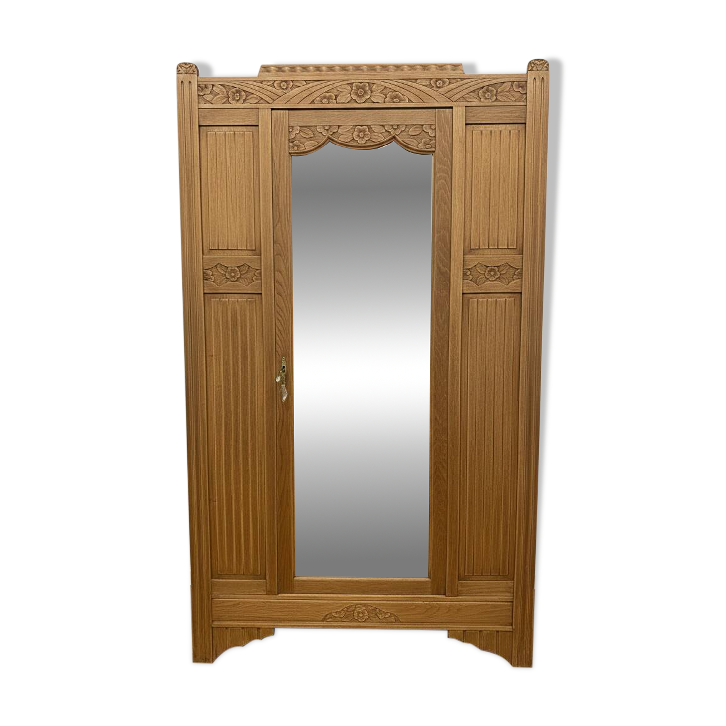 Art Deco wardrobe with mirror