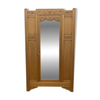 Art Deco wardrobe with mirror